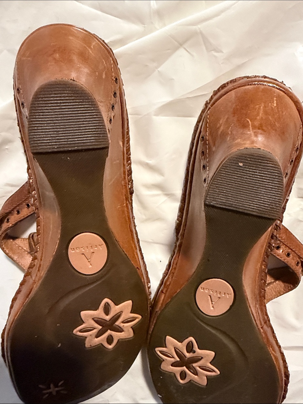 Clarks sandals brown leather - Picture 7 of 7